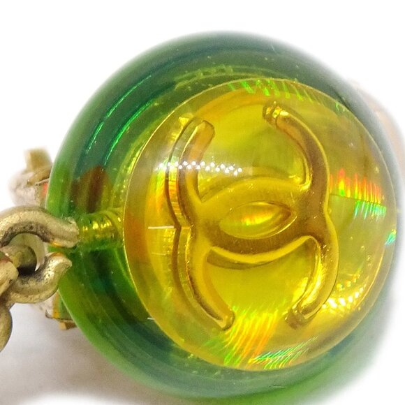 Chanel Dangle Cube Earrings Clip-On Multicolor - Picture 3 of 4